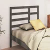 Uzglavlje za krevet sivo 81 x 4 x 104 cm od masivne borovine