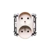 LEGRAND VALENA LIFE Dvojna vtičnica 2P+Z z roleto krem 753290