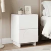 vidaXL Nočna omarica Bela 33,5 x 34,5 x 50 cm Inženirski les