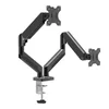 Xstand 168488 dual 10-30 Premium Desk mount 2x10-30/od 2-10 kg,Rotacija:360,Tilt +90~-45°VESA100x100/gas