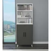 Hanah Home polica za knjige Oras, 65 cm, bela / antracit