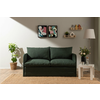 ATELIER DEL SOFA Sofa dvosed Saga XL 2 Seater Green