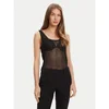 Guess Top W5YR29 Z37G0 Črna Regular Fit