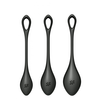 Satisfyer Vaginalne kuglice, set od 3 kuglice, Crne