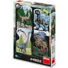 Puzzle Jurski svet 4x54 kosov