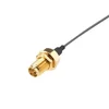 Akasa I-PEX MHF4L do RP-SMA F kabel z repom 15 cm