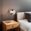 Opviq Stona lampa Bena-87-17, O15,12,5 cm, IP20, Srebrne boje