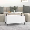 Stolić za kavu bijeli 90 x 44,5 x 45 cm od konstruiranog drva