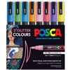 UNI set PC-3M Posca/0.9-1.3mm 1/8 GLITTER