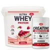 Olympic Ultra Whey Protein Malina Čiz-kejk 4kg + Olympic Creatine Monohydrate 500g