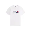 TOMMY HILFIGER Majica BRAND LOVE mornarska / rdeča / bela