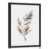 Plakat minimalistični list v gibanju - 30x45 no frame