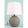 Opviq Stona lampa YL748, 30x22x44 cm, Sivo-bela