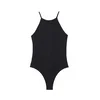 Pull&Bear Bodi majica črna