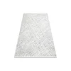 RugsX Moderna preproga DUKE 51550 krem / siva - Rešetka, strukturiran, zelo mehak, resice 160x220 cm, (21993919)