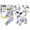 Robot Interaktivni robot pes LEAN TOYS, daljinsko voden, pleše, zlat