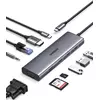 No Name UGREEN 15601 10-v-1 USB-C/RJ45/HDMI/VGA 4K 100W dock priklopna postaja
