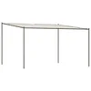 Vidaxl Paviljon bel 4x4 m 180 g/m2 blago in jeklo