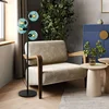 Opviq Podna lampa Benek-15-14532, 36x36x135 cm, IP20, Crno-plava