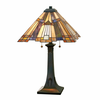 Elstead QZ-INGLENOOK-TL - Namizna svetilka INGLENOOK 2xE27/60W/230V