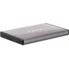 Gembird - HDD External Enclosure, 2.5``, SATAIII, USB3.0, Brushed aluminium, Light Grey