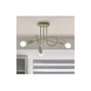 Plafonski luster OXFORD 3xE27/15W/230V, zelene boje