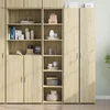 Visoka komoda boja hrasta sonome 40x41x185 cm konstruirano drvo