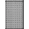 BOLZZ Magnetna zavesa protiv insekata za vrata 80/90/100 × 210/220 cm, siva