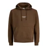 JACK & JONES Majica JJESOHO karamel/bela