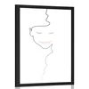 Plakat minimalističen obraz ženske - 30x45 no frame