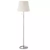 NYFORS Podna lampa, niklovano bela