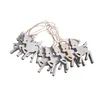 shumee leseni jeleni, beli in sivi, 8 cm, 8 kosov | 129CAN71042WW