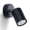 Sollux SL.1126 - Zidna spot svetiljka LEMMI 1xGU10/40W/230V crna