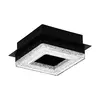 Eglo Fradelo 1 zidna/plafonjera/1, led, 1x4w, 400lm, crna/čelik/kristal