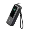 Anker Power Bank (25K, 165W, Built-In USB-C and Retractable Cable) Silver