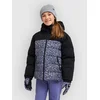 Roxy Snowyhill Printed Puffy Kids Jacket true black wildin out rg