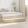 Ladice za krevet s ladicama Sonoma hrast 135 x 36,5 x 16,5 cm