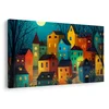 Slika čarobna nočna vasica - 30x20