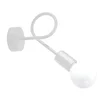 Sollux SL.1430 - Zidna lampa LOOP 1xE27/15W/230V bela