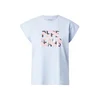 Pepe Jeans Majica CATALINA svetlo modra / oranžna / črna