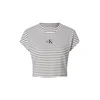 Calvin Klein Jeans Majica črna/bela