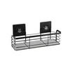 Polica zidna žičana samolepljiva 3m 29,2 x 11 x 12,2 metal crna tendance