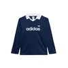 ADIDAS ORIGINALS Majica LOOSE LONG SLEEVE PINSTRIPE temno modra/bela