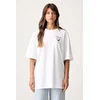 HUGO Blue kratka ženska majica bombažna Oversized Tee_B_15