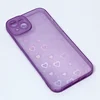 Maska za telefon Heart Color IMD za iPhone 14 Plus 6.7 ljubičasta