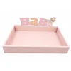 Dekorativni poslužavnik za bebe, Roze