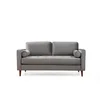 Atelier del Sofa Dvosjed Rim 90x70x175cm Svijetlosiva