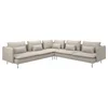 SÖDERHAMN Ugaona sofa, 6-sed, Fridtuna svetlobež