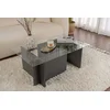 HANAH HOME Sto za dnevnu sobu Vetrino Anthracite