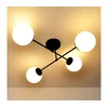 Plafonski luster MOON 4xE27/15W/230V, crne boje